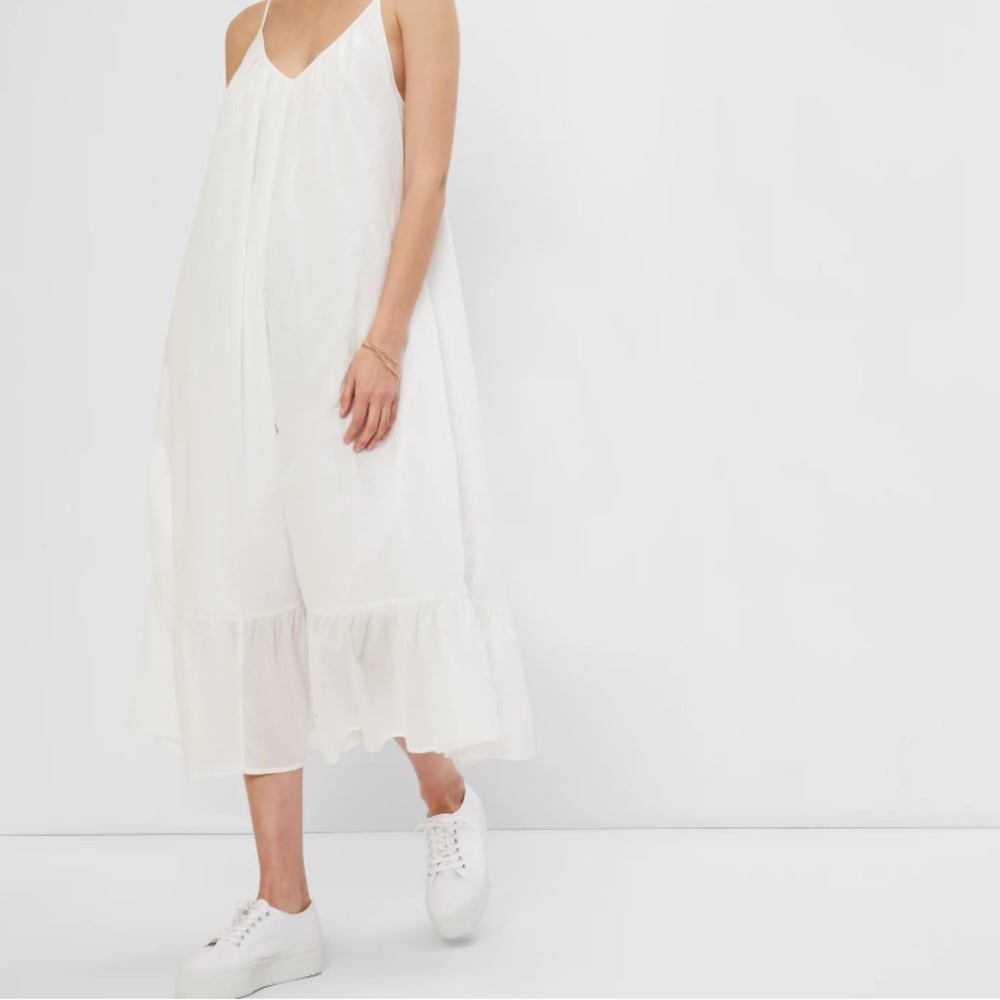 Gap ruffle hem dress